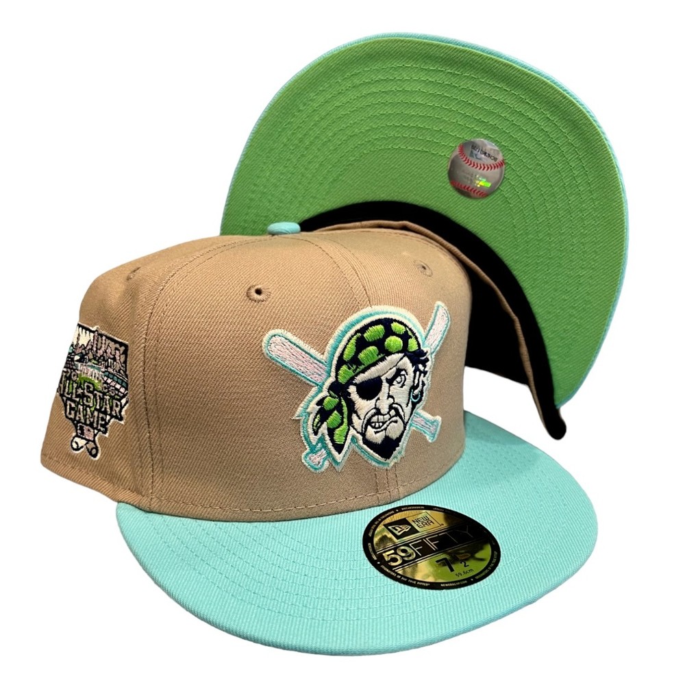 New Era Pittsburgh Pirates 59FIFTY Fitted Hat 06 All Star Game Side Patch 7 1/4